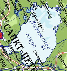 Морская карта Garmin - Карта Ладожского озера