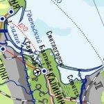 Морская карта Garmin - Озера и побережья - Балтийское море, район Калининград