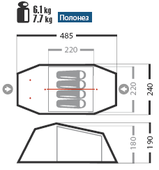Палатка Normal Полонез